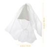 TOPPERFUN Sequins Cone Hat with White Tulle for Adjustable Birthday Party Princess Photo Prop view 4