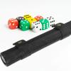 Alasum PU Leather Dice Storage Bag Dice Rolling Mat for Travel with Zipper Velvet Lining for Game Accessories view 3