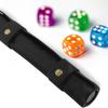 Alasum PU Leather Dice Storage Bag Dice Rolling Mat for Travel with Zipper Velvet Lining for Game Accessories view 4
