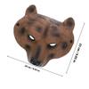 Alasum Bear Half Face Mask for Men Women, Realistic Brown Animal Cosplay Mask, Festival Masquerade Party Decoration, Halloween Costume Accessory view 2