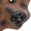 Alasum Bear Half Face Mask for Men Women, Realistic Brown Animal Cosplay Mask, Festival Masquerade Party Decoration, Halloween Costume Accessory view 3
