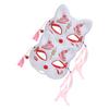Alasum Sakura Fox Mask Set 2Pcs Cosplay Half Masks Props for Halloween Masquerade Festival Dress-Up Accessories view 1