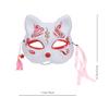 Alasum Sakura Fox Mask Set 2Pcs Cosplay Half Masks Props for Halloween Masquerade Festival Dress-Up Accessories view 2