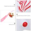 Alasum Sakura Fox Mask Set 2Pcs Cosplay Half Masks Props for Halloween Masquerade Festival Dress-Up Accessories view 4