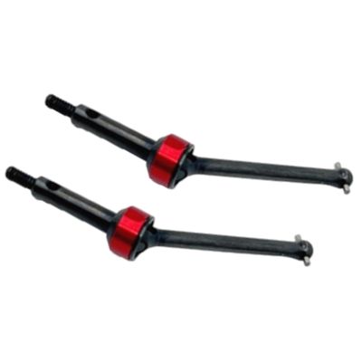 2Pcs Rear Drive Shaft CVD Compatible with WLtoys 244016 & Micro B, 1:24 Scale RC Car Repair Kit, Iron Construction, Easy to Install