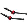 2Pcs Rear Drive Shaft CVD Compatible with WLtoys 244016 & Micro B, 1:24 Scale RC Car Repair Kit, Iron Construction, Easy to Install view 1