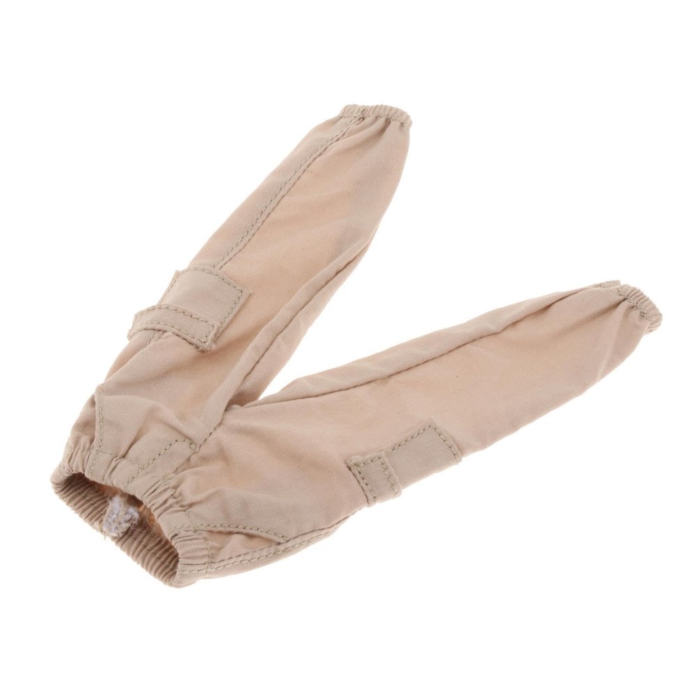 1/12 Scale Male Figure Pants for 6 Inch Action Figures, Khaki Doll Clothes Soldier Accessories