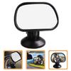 MERRYHAPY Rear View Mirror Backseat Mirror with Suction Cup Shatterproof Protective Film Wide Angle for Car Safety and Observation view 2