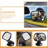MERRYHAPY Rear View Mirror Backseat Mirror with Suction Cup Shatterproof Protective Film Wide Angle for Car Safety and Observation view 3