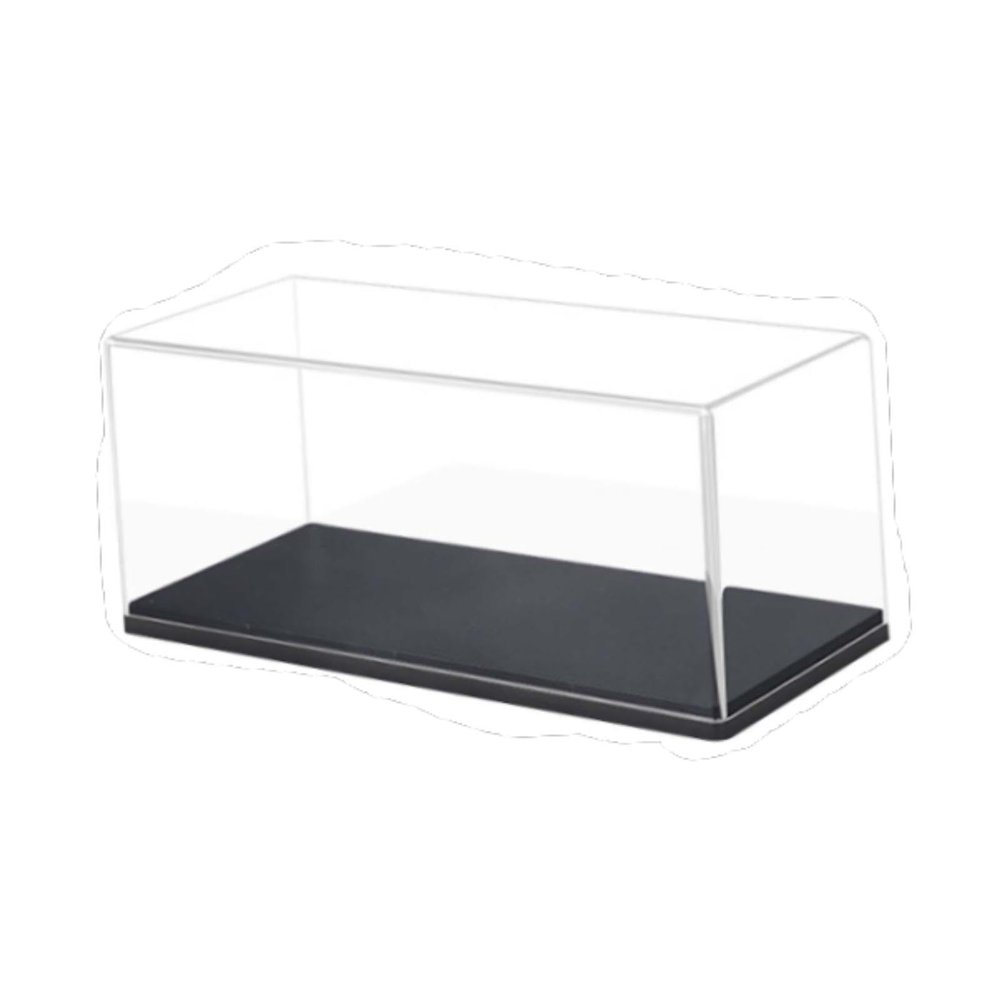 1:32 Model Car Display Box Clear with Black Base Case, Practical, Multifunctional Dustproof Acrylic Display Case for Collectibles