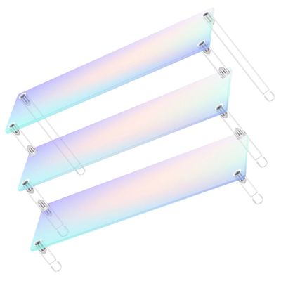 Alasum 3-Tier Acrylic Display Stand Riser for Collectible Figures and Model Storage, Multi-Functional Desktop Acrylic Riser Shelf, 30Cm for Display and Collection Organization