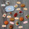 100 Pieces Tiny Donut Candy for Dollhouse Miniatures Resin Food for Crafts Mini Candy Decor for Dollhouse Mini Kitchen Fairy Garden Micro Landscaping Decoration view 4