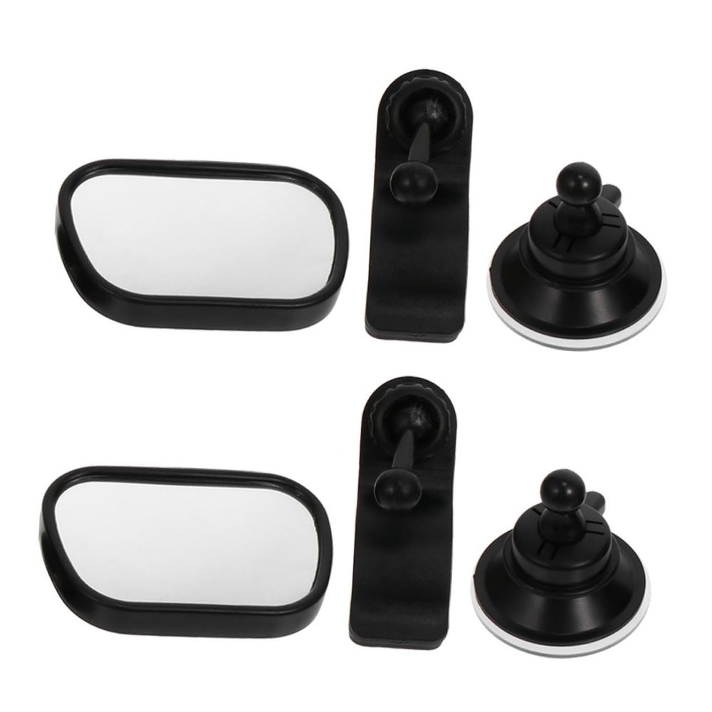 ANDRESLAD 2Pcs Rear Facing Car Mirror for and, Anti-Shake Wide Angle Automotive Interior Rearview Mirror with 360 Rotation for Back Seat Safety