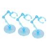 10PCS Action Figure Stand, Plastic Translucent Doll Model Support Base, Display Holder for 6 Inch Figures with 30 Accessories, 40 Screws and Nuts, Compatible with SD BB Dolls and F (Transparent Blue) view 3