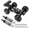 2Pcs Front Rear Shock Absorbers for JLB 1/10 Car Truck Series, Aluminum Alloy RC Shock Absorber, High Elasticity Spring with Adjustable Preload, Durable Shock Damper for Rough Terr (Silver) view 2