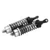 2Pcs Front Rear Shock Absorbers for JLB 1/10 Car Truck Series, Aluminum Alloy RC Shock Absorber, High Elasticity Spring with Adjustable Preload, Durable Shock Damper for Rough Terr (Silver) view 4