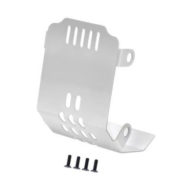 RC Motorcycle Servo Cover Skid Plate Accessories Compatible with Losi 1/4 Promoto MX Bike - Stainless Steel Protection Plate