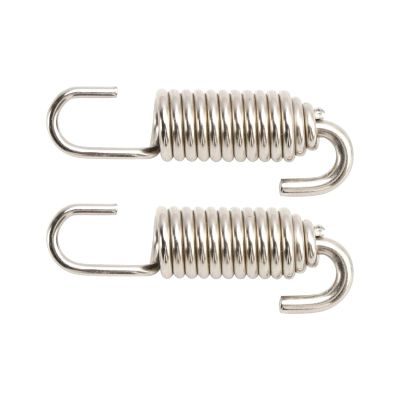 10 PACK STAINLESS STEEL SWIVEL EXHAUST SPRINGS UNIVERSAL - 57MM 44MM O-RING