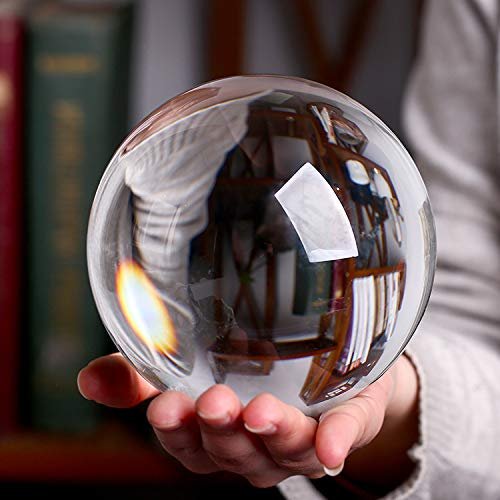 DSJUGGLING Diameter 150mm Clear Acrylic Contact Juggling Ball, 5.9 Inches Transparent Acrylic Sphere for isolations and Body Rolls