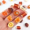 100 Pieces Tiny Meat for Dollhouse Miniatures Resin Food for Crafts Mini Food Decor for Dollhouse Mini Kitchen Fairy Garden Micro Landscaping Decoration view 2