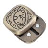 ChiweiJ Metal Fingertip Slider Toy, 4 - Way Rotating Push Card Magnetic Stress Relief Gadget, Premium Zinc Alloy Fidget Slider with Tactile Feedback for Anxiety Relaxation and Focus Enhanc (Copper) view 3