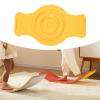 Balance Board Labyrinth Disks Sensory Training Anti Slip Pedals Wobble Stability Board Strength Training for Kids Adults Fitness Skiing- Yellow view 2