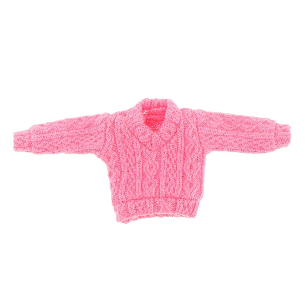 1/12 Scale Action Figure Sweater, Female Doll Clothing, Miniature Stylish Model Doll Decor for 6 Inch Figures, Cosplay Accessories-