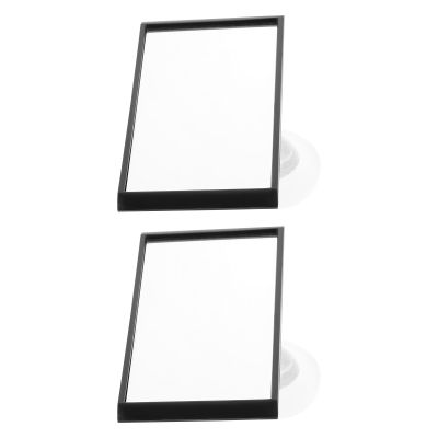 TOGEVAL 2Pcs Backseat Rearview Mirror Car Interior Backseat Observation Mirror Adjustable Wide Angle for Safe Rear Facing Travel