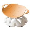 AFXGUSD Kids Swivel Chair Sensory Sit and Chair for Children Body Balance Development Nonslip Base Enhances Focus Suitable for Classroom Preschool, Orange view 1