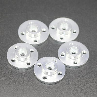 5 Pcs Metal Steering Gear Disc Stent 25T Servo Arm Round Type Compatible with MG995 RC Robot Car(10 Pieces)