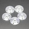5 Pcs Metal Steering Gear Disc Stent 25T Servo Arm Round Type Compatible with MG995 RC Robot Car(10 Pieces) view 1