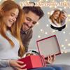 Crystal Ball Video Player for Valentines Day, 3 Inch Photo Album-DIY Video Player, 4G 1000mAH 3D Ultrasound Crystal Ball with Electronic Display, Customizable Gift for Anniversary,Wedding view 3