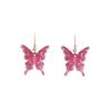 3.7 * 2.2cm Bohemian Acrylic Butterfly Earrings,white,3.7 * 2.2cm view 2