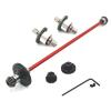 RC Models Components For Wltoys 124016 124017 124019 124007 124008 For RIaarIo AM-X12 1/12 Differential And Central Drive Shaft Assembly Parts(Red) view 1
