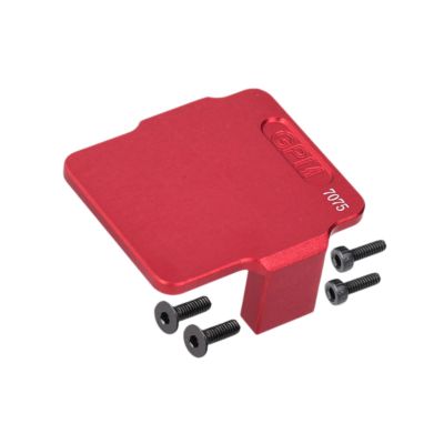 Aluminum Alloy RC Servo Mount Stand Replacement Steering Gear Fixed for 1/18 Car Modification Sturdy Spare Parts- Red