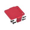 Aluminum Alloy RC Servo Mount Stand Replacement Steering Gear Fixed for 1/18 Car Modification Sturdy Spare Parts- Red view 1