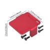 Aluminum Alloy RC Servo Mount Stand Replacement Steering Gear Fixed for 1/18 Car Modification Sturdy Spare Parts- Red view 4