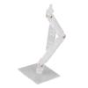 Action Figure Display Holder, High Stability Doll Model Support Stand for 6 Inch Action Figures, ABS Plastic Display Base with Adjustable Stands, Set of 10 Pcs for Anime Collectors (Transparent) view 4