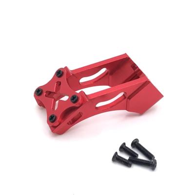 RC Toys Upgrades Parts For Wltoys 144001 144010 124007 124017 124019 184016 Metal Tail Wing Mount Fixing Bracket RC Car Upgrade Parts Accessories(Red)