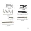 4pcs Front and Rear Shock Absorber Damper Compatible with RC Car Models A86 LD1801 LD1802 LD1803 LD1804 A01 A02 1 18 Scale Aftermarket view 2