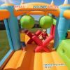 AKEYDIY Bounce House, 10-in-1 Inflatable Bouncy House Obstacle Course for Kids 3-12,Outdoor/Indoor with Obstacle Jump Area, Side, Toy Market Stand Football Shooting, Ball Pit,Air Blower Include view 3