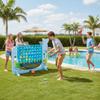 Giant 4 Connect Outdoor Game, Adjustable Height (2.8-3.8 FT), with Golf/Basketball/Ring Toss, Quick-Release Slider, for Family Game Night Essential, Outdoor Camping Party Game, Team Building Events view 2