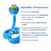 3D-Printed 17 inches Cartoon Blue Gary Snake Toy, Bendable Articulated Doll, Ideal for Boys, Girls, Cartoon Enthusiasts, and Fan Collectors as a Birthday view 2