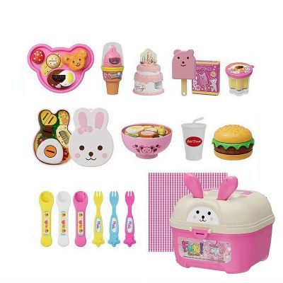Baby Doll Food, 8pcs Pudding Feeding Toys for Dolls, Pretend Play Food for Doll Role Play for 3 4 5 6 Year Old Girls (Pink)