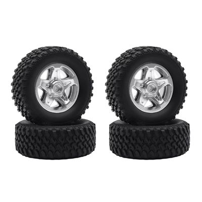 RC Crawlers Models For MN78 MN82S MN82Pro 1/12 RC Car Upgrade Parts Accessories Metal Beadlock Wheel Rim Hub And Tire Tyres Set 62mm 23mm Model