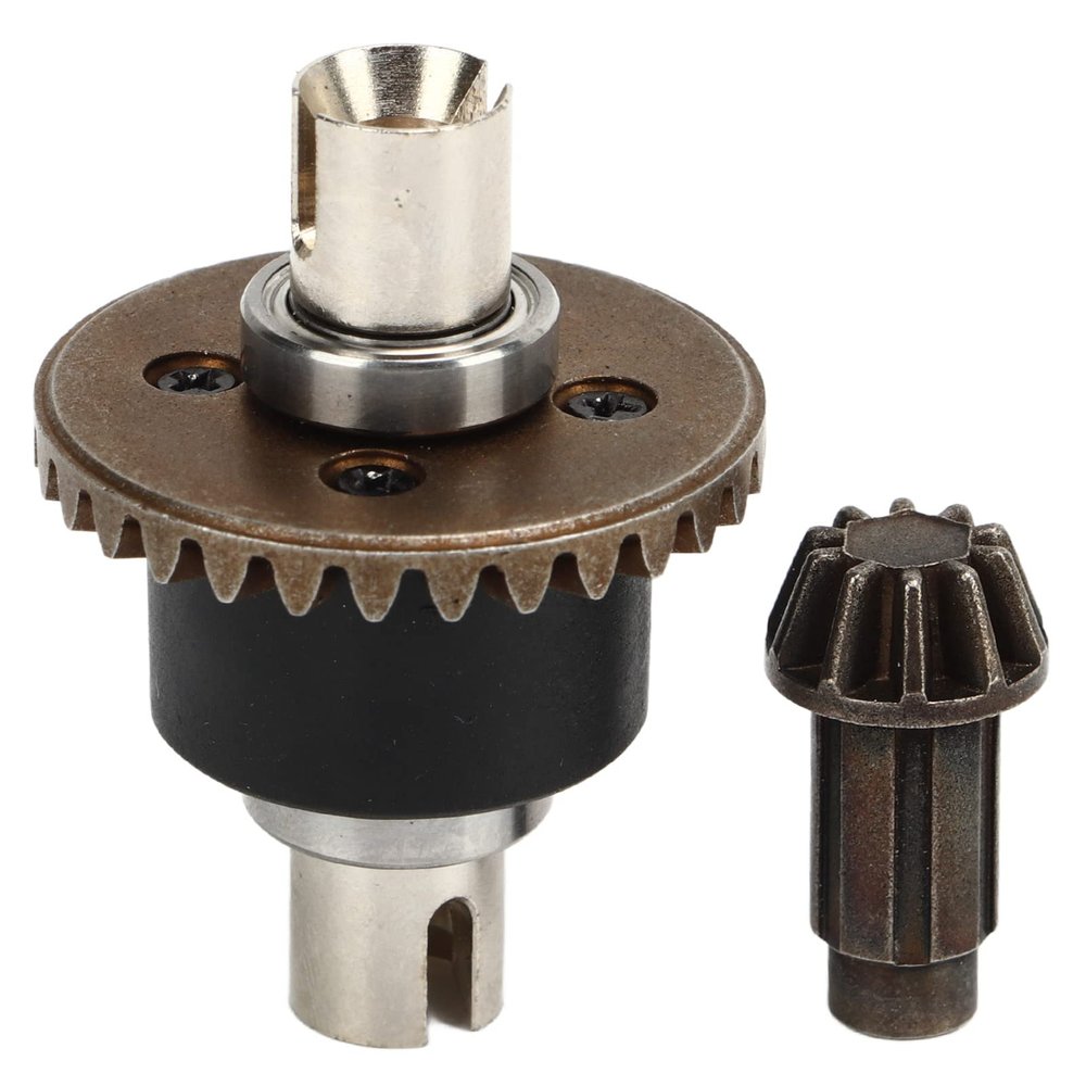 RC Car Differential Gear Set 30T, Center Diff Bevel Gear Drive Wheel Set for SCY 16101 16102 16103 16201 1/16 RC Car, High Performance Differential Cup with Nylon and Steel Constru