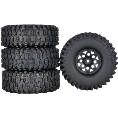 Rc Car Tyre Compatible with YIKONG 4102 1/10 RC Electric Remote Control Model Car Crawler Retrofit Accessories for Climbing Tires 43 * 118mm Adapter 12mm