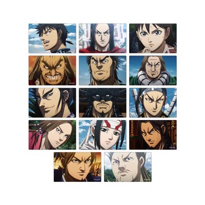 Anime Kingdom Trading Scene Card Stickers Box of 14