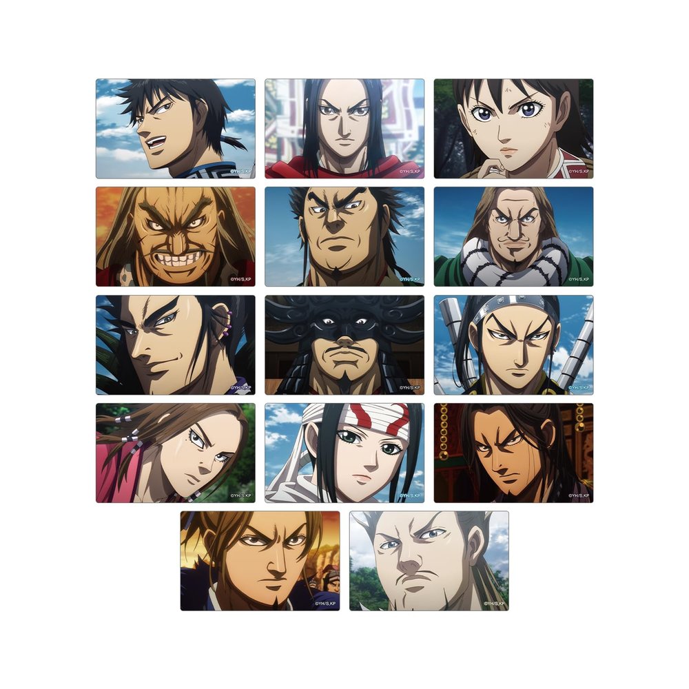 Anime Kingdom Trading Scene Card Stickers Box of 14