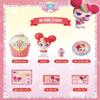 Catch Teenieping Sweet and Sour Series Puffping Figure Set with Cupcake Cube, QR Medal, Sticker & Card  Dessert-Theme Collectible Display Kit  view 2